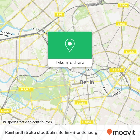 Reinhardtstraße stadtbahn, Mitte, 10117 Berlin map