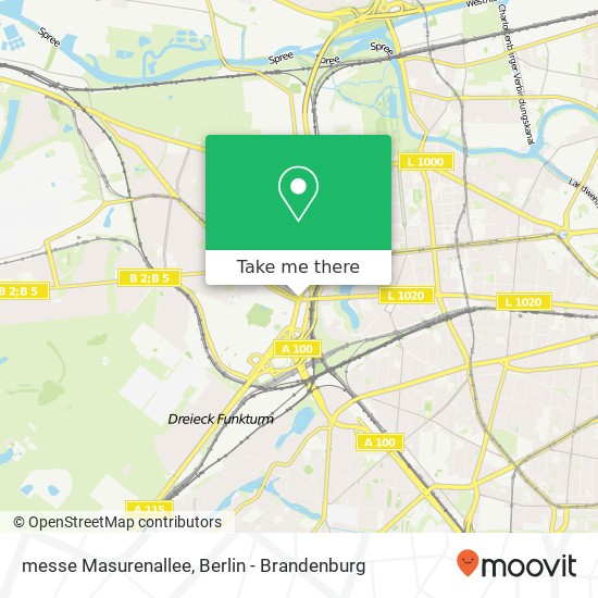 messe Masurenallee, Westend, 14057 Berlin map