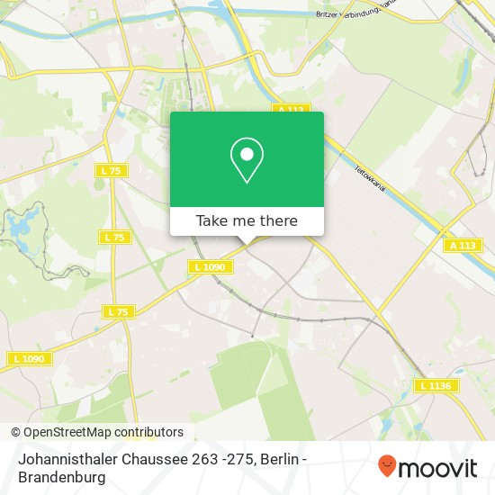 Johannisthaler Chaussee 263 -275, Johannisthaler Chaussee 263 -275, 12351 Berlin, Deutschland map