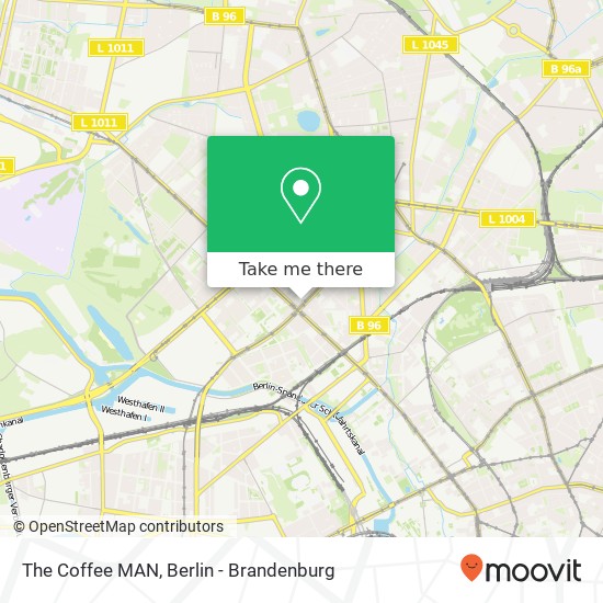 The Coffee MAN, Müllerstraße map