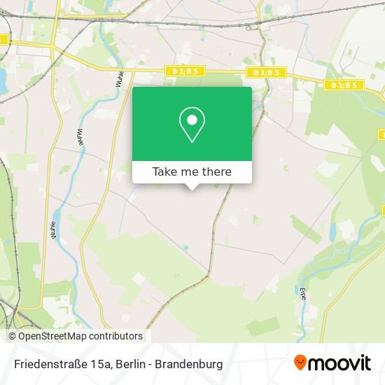 Карта Friedenstraße 15a