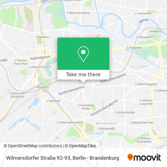 Карта Wilmersdorfer Straße 92-93