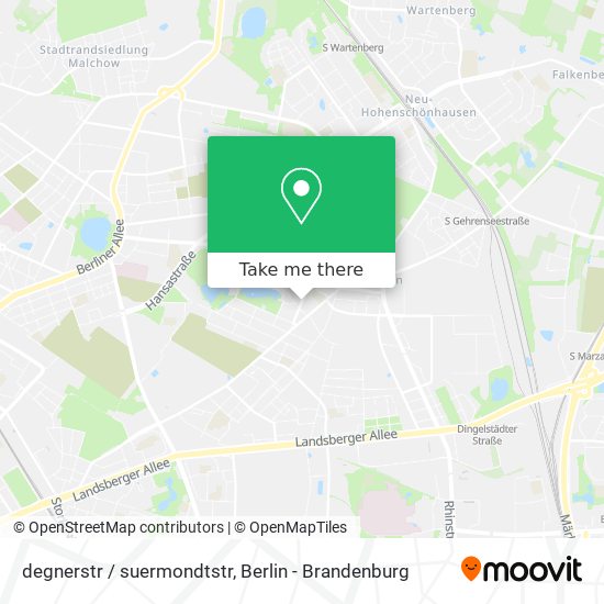degnerstr / suermondtstr map