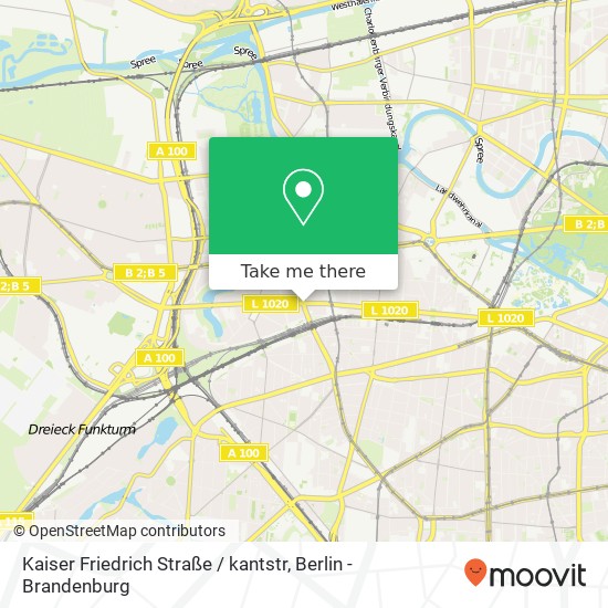 Kaiser Friedrich Straße / kantstr, Charlottenburg, 10627 Berlin map