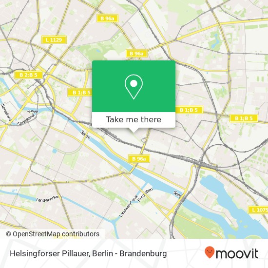 Helsingforser Pillauer, Friedrichshain, 10243 Berlin map