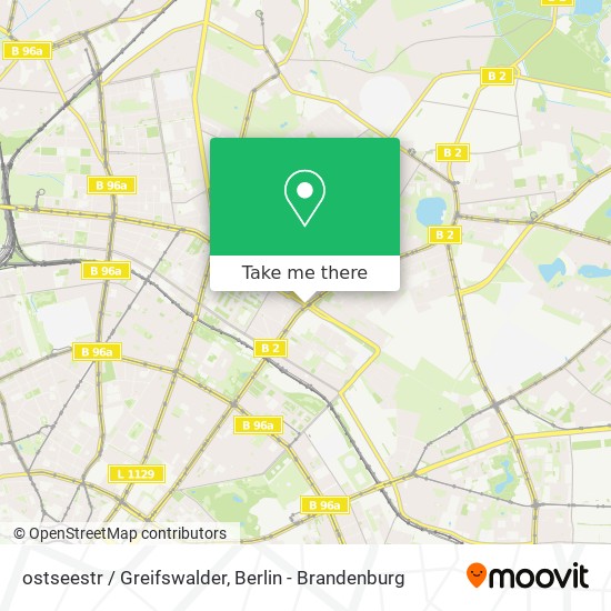 Карта ostseestr / Greifswalder