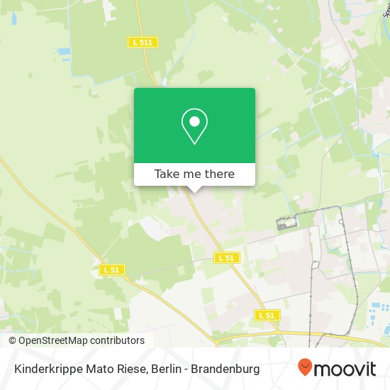 Kinderkrippe Mato Riese, Sielower Waldstraße map