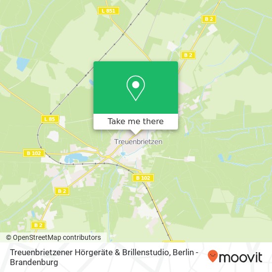 Treuenbrietzener Hörgeräte & Brillenstudio, Großstraße 69 map