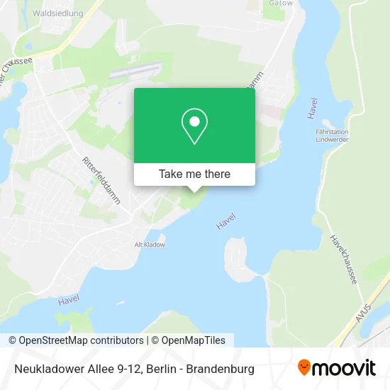 Карта Neukladower Allee 9-12