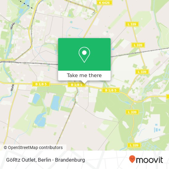 Карта GöRtz Outlet, Alt-Mahlsdorf 44