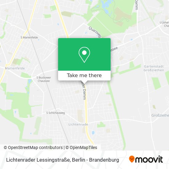 Lichtenrader Lessingstraße map