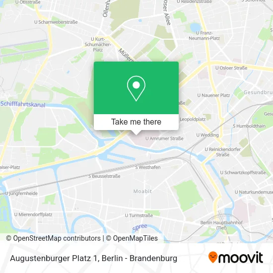 Карта Augustenburger Platz 1