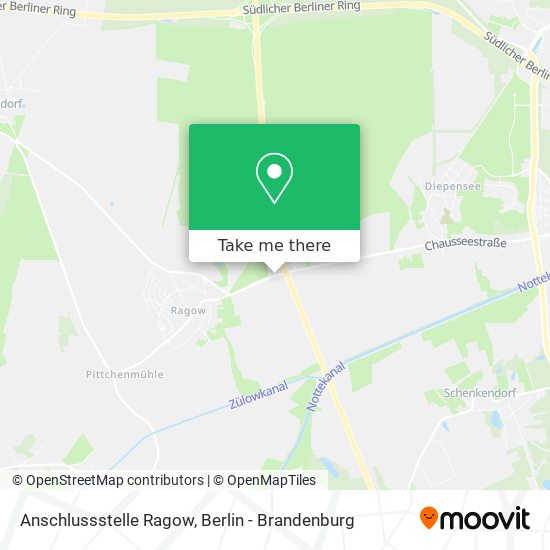 Anschlussstelle Ragow map