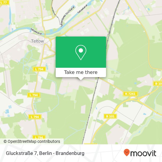 Gluckstraße 7, 14513 Teltow map