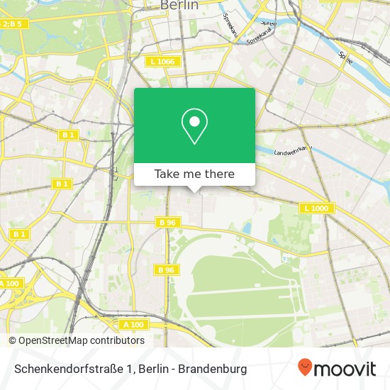 Schenkendorfstraße 1, Kreuzberg, 10965 Berlin map