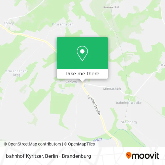 Карта bahnhof Kyritzer