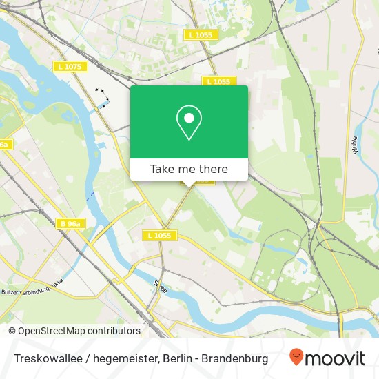 Treskowallee / hegemeister, Karlshorst, 10318 Berlin map