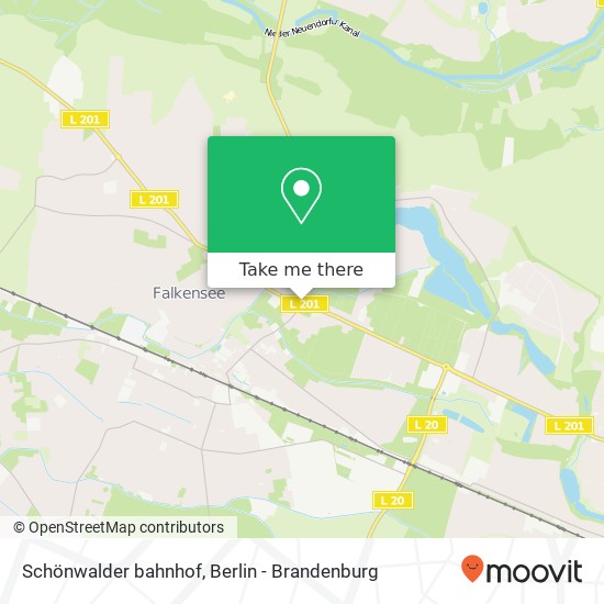 Schönwalder bahnhof, 14612 Falkensee map
