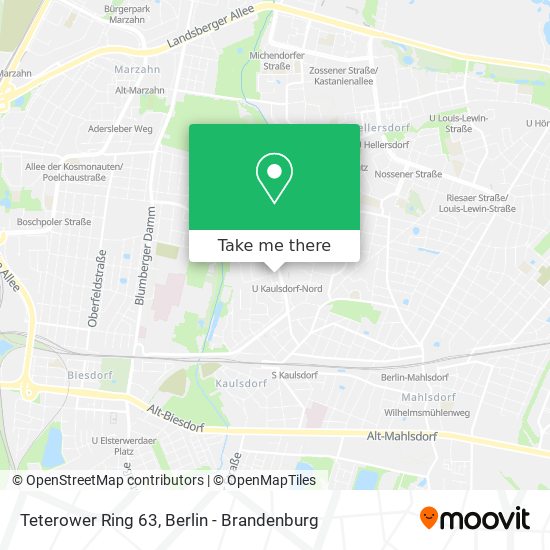 Teterower Ring 63 map