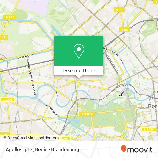 Apollo-Optik, Stromstraße map