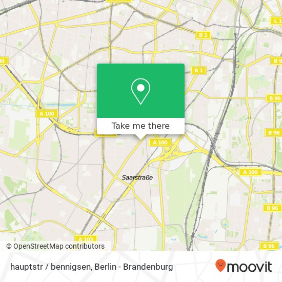 hauptstr / bennigsen, Friedenau, 12159 Berlin map