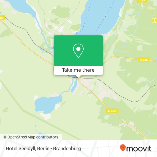 Hotel Seeidyll, Beeskower Chaussee 20A map