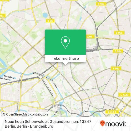 Neue hoch Schönwalder, Gesundbrunnen, 13347 Berlin map