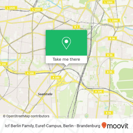 Icf Berlin Family, Euref-Campus map