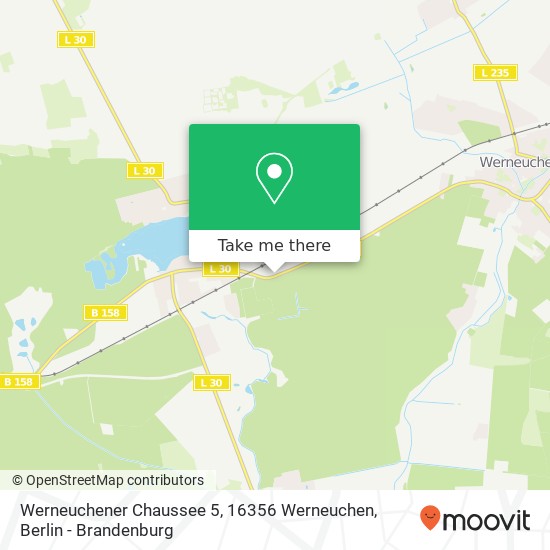 Карта Werneuchener Chaussee 5, 16356 Werneuchen
