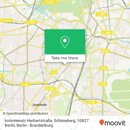 kolonnenstr Herbertstraße, Schöneberg, 10827 Berlin map