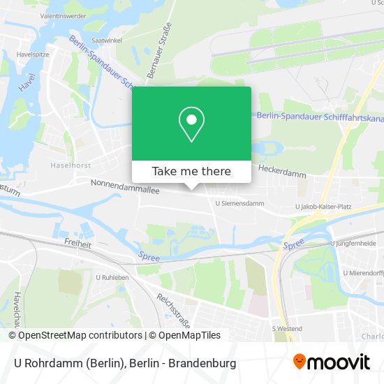U Rohrdamm (Berlin) map