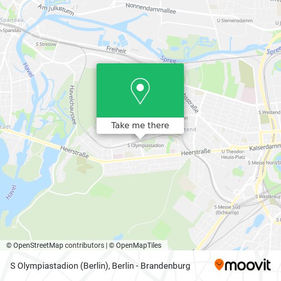 Карта S Olympiastadion (Berlin)