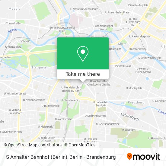 S Anhalter Bahnhof (Berlin) map