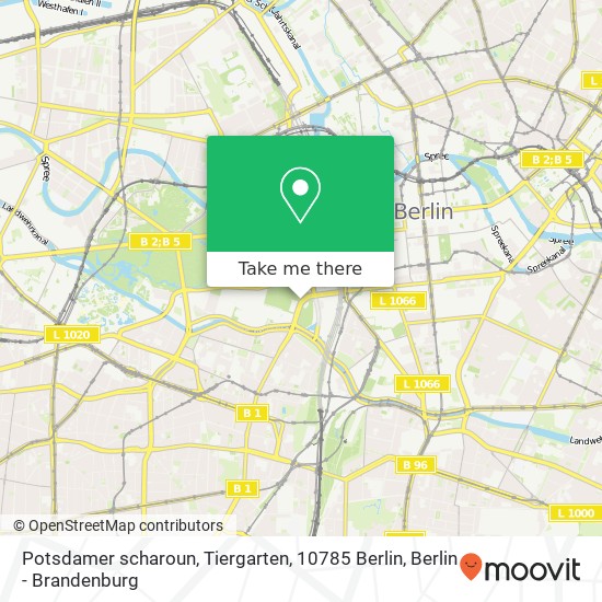 Potsdamer scharoun, Tiergarten, 10785 Berlin map