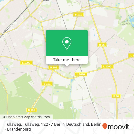 Tullaweg, Tullaweg, 12277 Berlin, Deutschland map