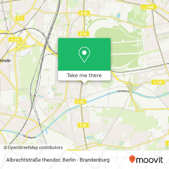 Albrechtstraße theodor, Tempelhof, 12099 Berlin map