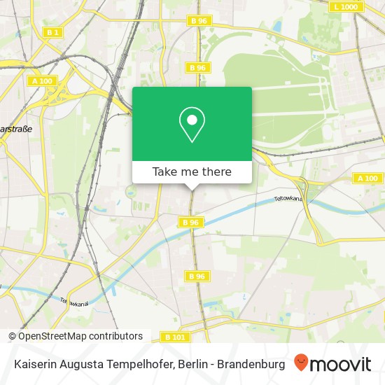 Kaiserin Augusta Tempelhofer, Tempelhof, 12099 Berlin map