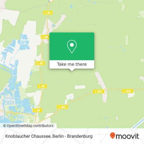 Карта Knoblaucher Chaussee, Knoblaucher Chaussee, 14669 Ketzin, Deutschland