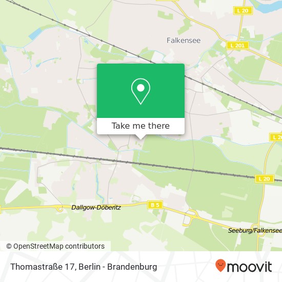 Thomastraße 17, 14624 Dallgow-Döberitz map