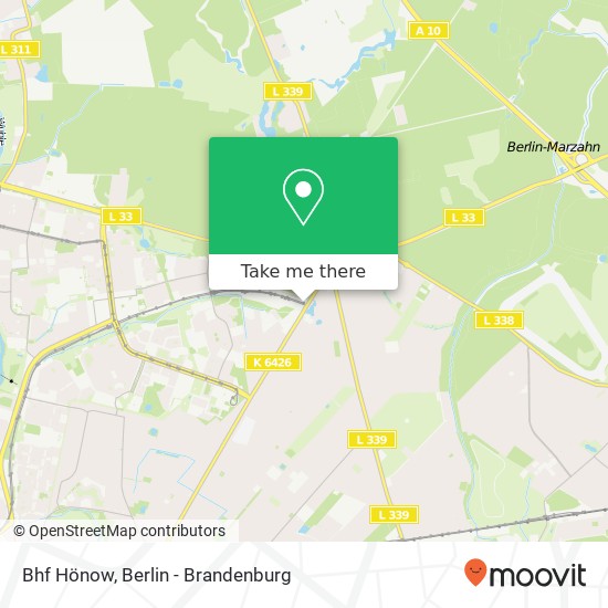 Bhf Hönow, Bhf Hönow, 12627 Berlin, Deutschland map