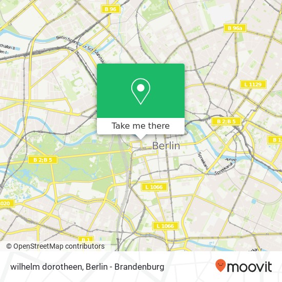 wilhelm dorotheen, Mitte, 10117 Berlin map