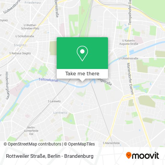 Карта Rottweiler Straße