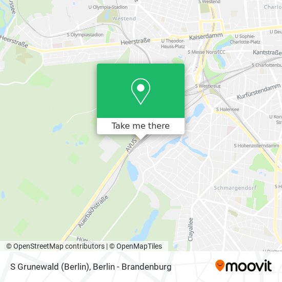 S Grunewald (Berlin) map