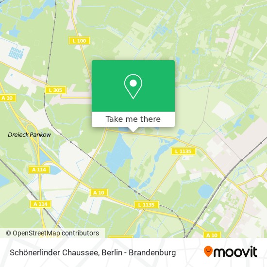 Schönerlinder Chaussee map