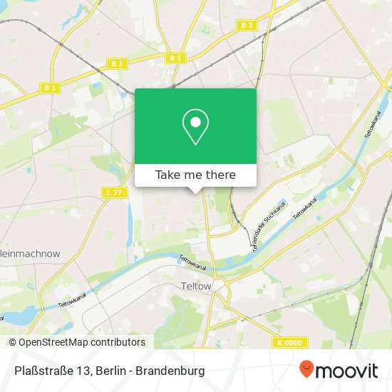 Plaßstraße 13, Zehlendorf, 14165 Berlin map