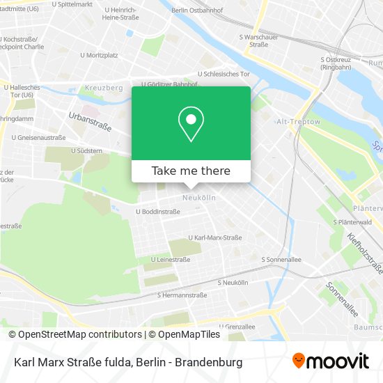 Karl Marx Straße fulda map