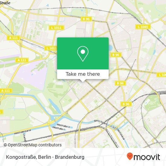 Карта Kongostraße, Kongostraße, Berlin, Deutschland