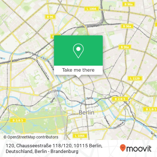 120, Chausseestraße 118 / 120, 10115 Berlin, Deutschland map