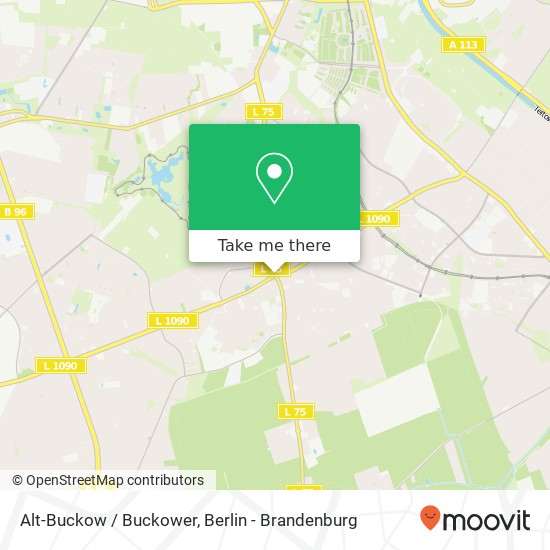 Alt-Buckow / Buckower, Buckow, 12349 Berlin map