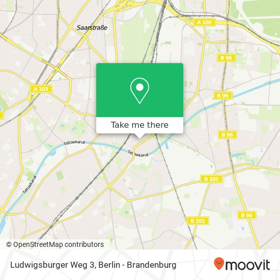 Ludwigsburger Weg 3, Ludwigsburger Weg 3, 12247 Berlin, Deutschland map